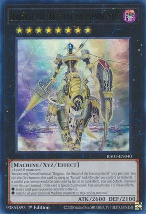 Dingirsu, the Orcust of the Evening Star (UR) (RA01-EN040) - 25th Anniversary Rarity Collection 1st Edition - Premium Yugioh Single from Konami - Just $0.25! Shop now at Game Crave Tournament Store