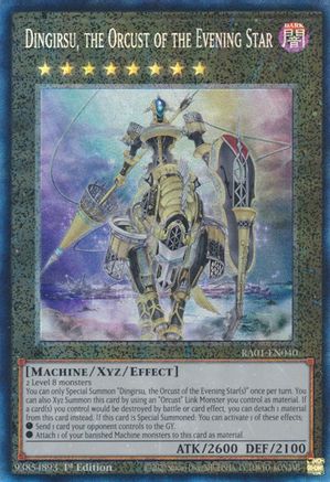 Dingirsu, the Orcust of the Evening Star (PCR) (RA01-EN040) - 25th Anniversary Rarity Collection 1st Edition - Premium Yugioh Single from Konami - Just $0.73! Shop now at Game Crave Tournament Store