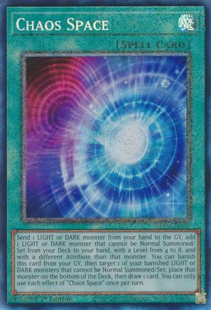 Chaos Space (PCR) (RA01-EN065) - 25th Anniversary Rarity Collection 1st Edition - Premium Yugioh Single from Konami - Just $0.34! Shop now at Game Crave Tournament Store