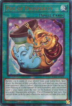Pot of Prosperity (PUR) (RA01-EN066) - 25th Anniversary Rarity Collection 1st Edition - Premium Yugioh Single from Konami - Just $3.39! Shop now at Game Crave Tournament Store
