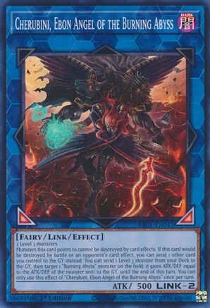Cherubini, Ebon Angel of the Burning Abyss (RA01-EN042) - 25th Anniversary Rarity Collection 1st Edition - Premium Yugioh Single from Konami - Just $0.25! Shop now at Game Crave Tournament Store
