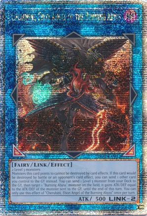 Cherubini, Ebon Angel of the Burning Abyss (Quarter Century Secret Rare) (RA01-EN042) - 25th Anniversary Rarity Collection 1st Edition - Premium Yugioh Single from Konami - Just $6.34! Shop now at Game Crave Tournament Store