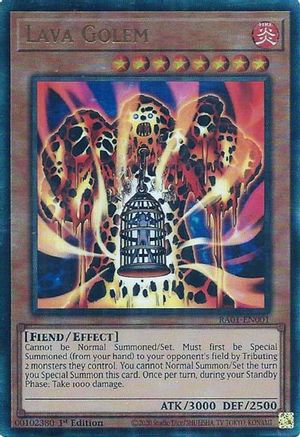 Lava Golem (PUR) (RA01-EN001) - 25th Anniversary Rarity Collection 1st Edition - Premium Yugioh Single from Konami - Just $1.50! Shop now at Game Crave Tournament Store