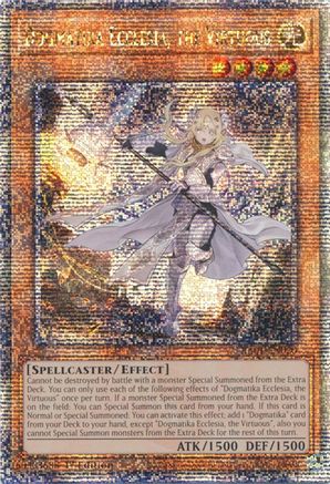 Dogmatika Ecclesia, the Virtuous (Quarter Century Secret Rare) (RA01-EN020) - 25th Anniversary Rarity Collection 1st Edition - Premium Yugioh Single from Konami - Just $9.37! Shop now at Game Crave Tournament Store