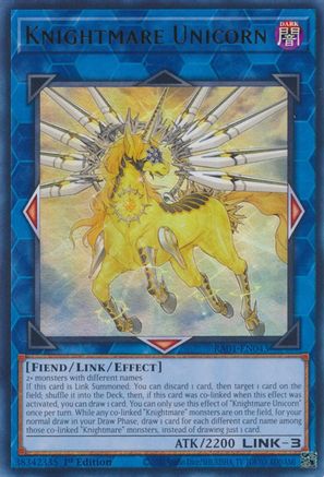 Knightmare Unicorn (UR) (RA01-EN043) - 25th Anniversary Rarity Collection 1st Edition - Premium Yugioh Single from Konami - Just $0.25! Shop now at Game Crave Tournament Store