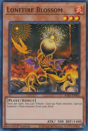 Lonefire Blossom (RA01-EN002) - 25th Anniversary Rarity Collection 1st Edition - Premium Yugioh Single from Konami - Just $0.25! Shop now at Game Crave Tournament Store