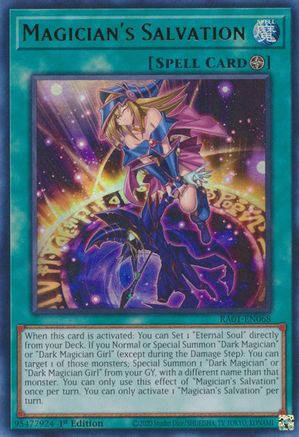 Magician's Salvation (UR) (RA01-EN068) - 25th Anniversary Rarity Collection 1st Edition - Premium Yugioh Single from Konami - Just $0.25! Shop now at Game Crave Tournament Store
