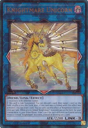 Knightmare Unicorn (PUR) (RA01-EN043) - 25th Anniversary Rarity Collection 1st Edition - Premium Yugioh Single from Konami - Just $0.42! Shop now at Game Crave Tournament Store