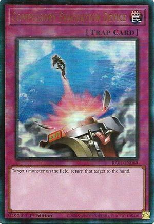Compulsory Evacuation Device (PUR) (RA01-EN069) - 25th Anniversary Rarity Collection 1st Edition - Premium Yugioh Single from Konami - Just $0.77! Shop now at Game Crave Tournament Store