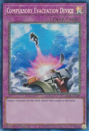 Compulsory Evacuation Device (PCR) (RA01-EN069) - 25th Anniversary Rarity Collection 1st Edition - Premium Yugioh Single from Konami - Just $0.95! Shop now at Game Crave Tournament Store
