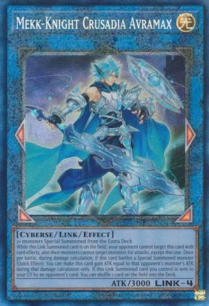 Mekk-Knight Crusadia Avramax (PCR) (RA01-EN044) - 25th Anniversary Rarity Collection 1st Edition - Premium Yugioh Single from Konami - Just $0.46! Shop now at Game Crave Tournament Store