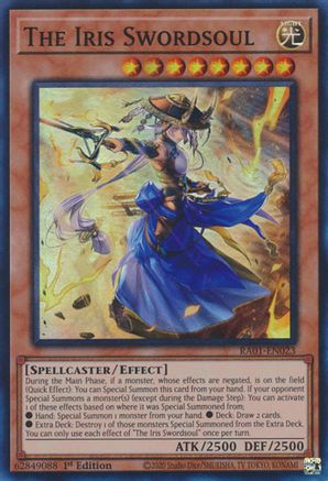 The Iris Swordsoul (RA01-EN023) - 25th Anniversary Rarity Collection 1st Edition - Premium Yugioh Single from Konami - Just $0.25! Shop now at Game Crave Tournament Store
