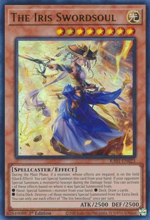 The Iris Swordsoul (UR) (RA01-EN023) - 25th Anniversary Rarity Collection 1st Edition - Premium Yugioh Single from Konami - Just $0.25! Shop now at Game Crave Tournament Store