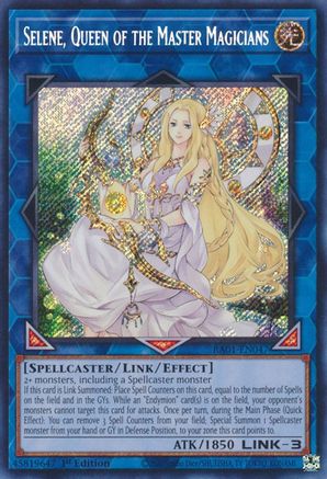 Selene, Queen of the Master Magicians (Secret Rare) (RA01-EN047) - 25th Anniversary Rarity Collection 1st Edition - Premium Yugioh Single from Konami - Just $0.48! Shop now at Game Crave Tournament Store