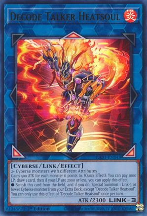 Decode Talker Heatsoul (UR) (RA01-EN048) - 25th Anniversary Rarity Collection 1st Edition - Premium Yugioh Single from Konami - Just $0.25! Shop now at Game Crave Tournament Store
