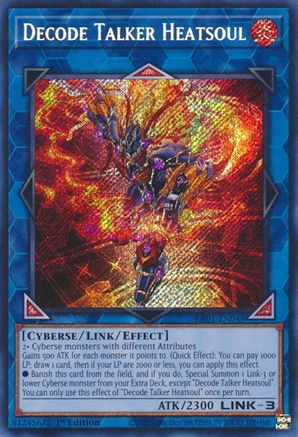 Decode Talker Heatsoul (Secret Rare) (RA01-EN048) - 25th Anniversary Rarity Collection 1st Edition - Premium Yugioh Single from Konami - Just $0.29! Shop now at Game Crave Tournament Store