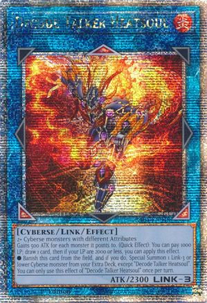 Decode Talker Heatsoul (Quarter Century Secret Rare) (RA01-EN048) - 25th Anniversary Rarity Collection 1st Edition - Premium Yugioh Single from Konami - Just $10.25! Shop now at Game Crave Tournament Store