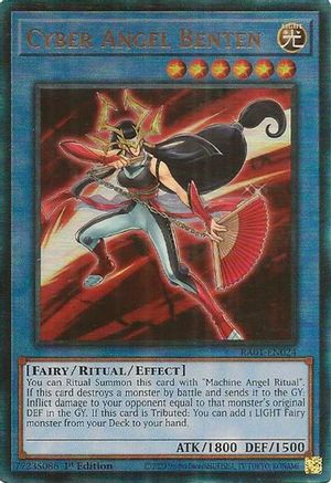 Cyber Angel Benten (PUR) (RA01-EN024) - 25th Anniversary Rarity Collection 1st Edition - Premium Yugioh Single from Konami - Just $0.26! Shop now at Game Crave Tournament Store