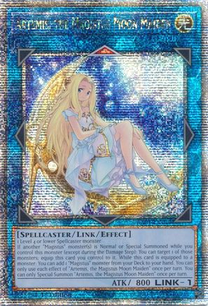 Artemis, the Magistus Moon Maiden (Quarter Century Secret Rare) (RA01-EN049) - 25th Anniversary Rarity Collection 1st Edition - Premium Yugioh Single from Konami - Just $8.51! Shop now at Game Crave Tournament Store