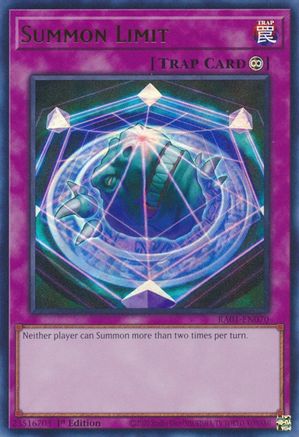 Summon Limit (UR) (RA01-EN070) - 25th Anniversary Rarity Collection 1st Edition - Premium Yugioh Single from Konami - Just $0.25! Shop now at Game Crave Tournament Store
