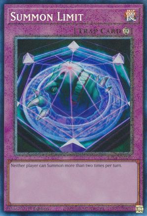 Summon Limit (PCR) (RA01-EN070) - 25th Anniversary Rarity Collection 1st Edition - Premium Yugioh Single from Konami - Just $0.54! Shop now at Game Crave Tournament Store