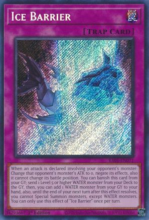 Ice Barrier (Secret Rare) (RA01-EN071) - 25th Anniversary Rarity Collection 1st Edition - Premium Yugioh Single from Konami - Just $0.25! Shop now at Game Crave Tournament Store