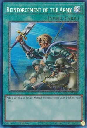 Reinforcement of the Army (PCR) (RA01-EN051) - 25th Anniversary Rarity Collection 1st Edition - Premium Yugioh Single from Konami - Just $1.28! Shop now at Game Crave Tournament Store