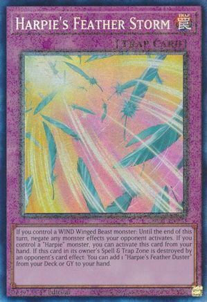 Harpie's Feather Storm (PCR) (RA01-EN073) - 25th Anniversary Rarity Collection 1st Edition - Premium Yugioh Single from Konami - Just $1.52! Shop now at Game Crave Tournament Store