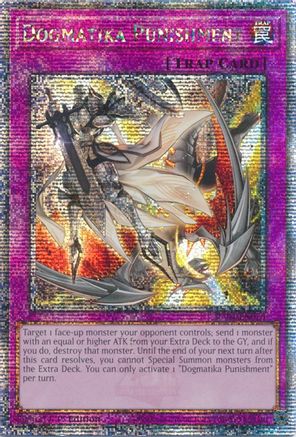 Dogmatika Punishment (Quarter Century Secret Rare) (RA01-EN076) - 25th Anniversary Rarity Collection 1st Edition - Premium Yugioh Single from Konami - Just $5.93! Shop now at Game Crave Tournament Store