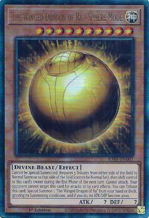 The Winged Dragon of Ra - Sphere Mode (PUR) (RA01-EN007) - 25th Anniversary Rarity Collection 1st Edition - Premium Yugioh Single from Konami - Just $1.46! Shop now at Game Crave Tournament Store
