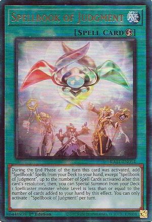 Spellbook of Judgment (PUR) (RA01-EN054) - 25th Anniversary Rarity Collection 1st Edition - Premium Yugioh Single from Konami - Just $0.25! Shop now at Game Crave Tournament Store