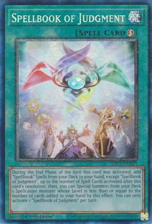 Spellbook of Judgment (PCR) (RA01-EN054) - 25th Anniversary Rarity Collection 1st Edition - Premium Yugioh Single from Konami - Just $0.20! Shop now at Game Crave Tournament Store