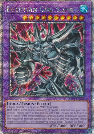 Egyptian God Slime (Quarter Century Secret Rare) (RA01-EN029) - 25th Anniversary Rarity Collection 1st Edition - Premium Yugioh Single from Konami - Just $7.01! Shop now at Game Crave Tournament Store