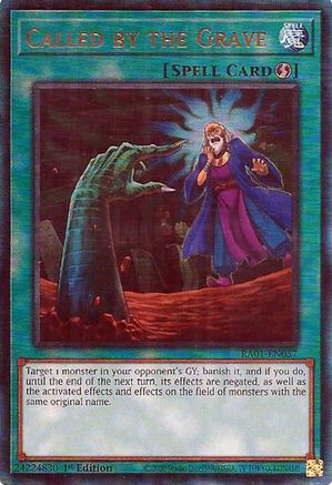 Called by the Grave (PUR) (RA01-EN057) - 25th Anniversary Rarity Collection 1st Edition - Premium Yugioh Single from Konami - Just $5.80! Shop now at Game Crave Tournament Store