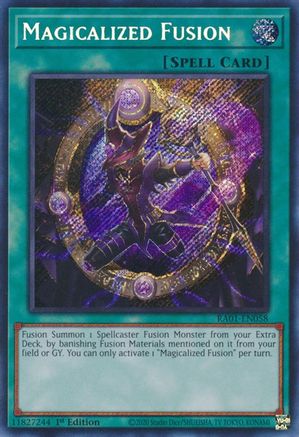 Magicalized Fusion (Secret Rare) (RA01-EN058) - 25th Anniversary Rarity Collection 1st Edition - Premium Yugioh Single from Konami - Just $0.25! Shop now at Game Crave Tournament Store