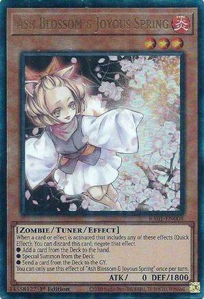 Ash Blossom & Joyous Spring (PUR) (RA01-EN008) - 25th Anniversary Rarity Collection 1st Edition - Premium Yugioh Single from Konami - Just $6.27! Shop now at Game Crave Tournament Store