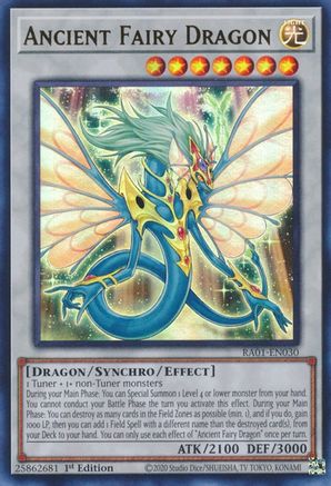 Ancient Fairy Dragon (UR) (RA01-EN030) - 25th Anniversary Rarity Collection 1st Edition - Premium Yugioh Single from Konami - Just $0.27! Shop now at Game Crave Tournament Store