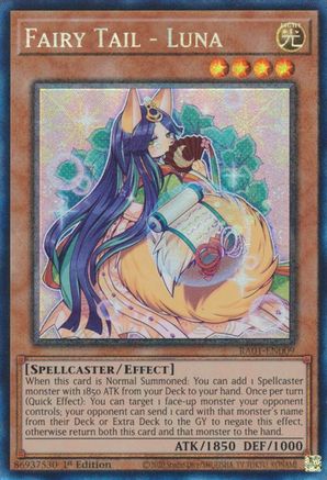 Fairy Tail - Luna (PCR) (RA01-EN009) - 25th Anniversary Rarity Collection 1st Edition - Premium Yugioh Single from Konami - Just $0.28! Shop now at Game Crave Tournament Store