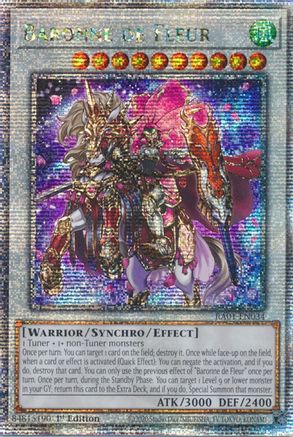 Baronne de Fleur (Quarter Century Secret Rare) (RA01-EN034) - 25th Anniversary Rarity Collection 1st Edition - Premium Yugioh Single from Konami - Just $15.34! Shop now at Game Crave Tournament Store