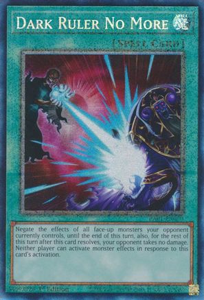 Dark Ruler No More (PCR) (RA01-EN060) - 25th Anniversary Rarity Collection 1st Edition - Premium Yugioh Single from Konami - Just $2.26! Shop now at Game Crave Tournament Store