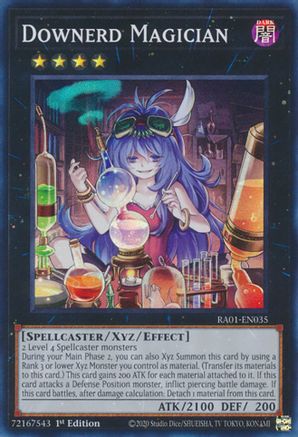 Downerd Magician (RA01-EN035) - 25th Anniversary Rarity Collection 1st Edition - Premium Yugioh Single from Konami - Just $0.25! Shop now at Game Crave Tournament Store