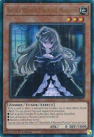 Ghost Belle & Haunted Mansion (PUR) (RA01-EN011) - 25th Anniversary Rarity Collection 1st Edition - Premium Yugioh Single from Konami - Just $3.53! Shop now at Game Crave Tournament Store