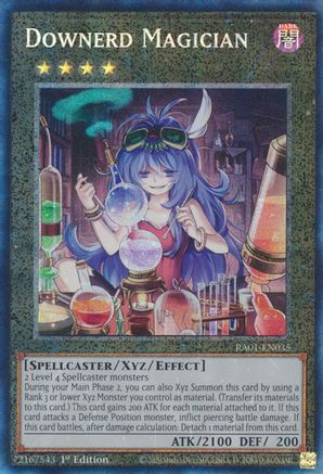 Downerd Magician (PCR) (RA01-EN035) - 25th Anniversary Rarity Collection 1st Edition - Premium Yugioh Single from Konami - Just $0.46! Shop now at Game Crave Tournament Store