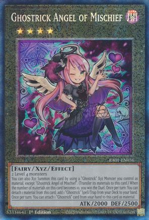 Ghostrick Angel of Mischief (PCR) (RA01-EN036) - 25th Anniversary Rarity Collection 1st Edition - Premium Yugioh Single from Konami - Just $0.26! Shop now at Game Crave Tournament Store