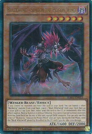 Blackwing - Simoon the Poison Wind (PUR) (RA01-EN012) - 25th Anniversary Rarity Collection 1st Edition - Premium Yugioh Single from Konami - Just $0.34! Shop now at Game Crave Tournament Store