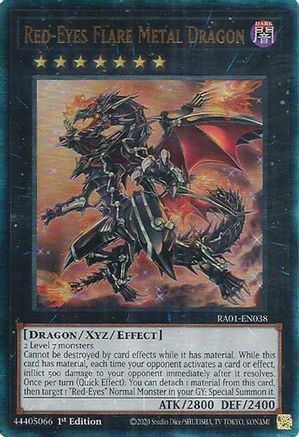 Red-Eyes Flare Metal Dragon (PUR) (RA01-EN038) - 25th Anniversary Rarity Collection 1st Edition - Premium Yugioh Single from Konami - Just $1.14! Shop now at Game Crave Tournament Store