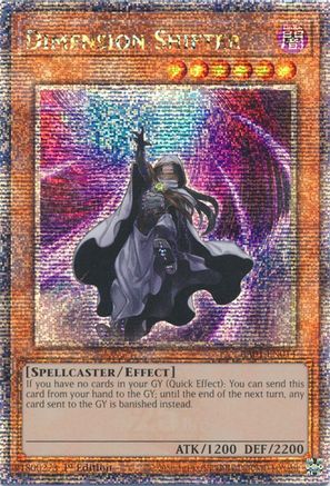 Dimension Shifter (Quarter Century Secret Rare) (RA01-EN014) - 25th Anniversary Rarity Collection 1st Edition - Premium Yugioh Single from Konami - Just $9.50! Shop now at Game Crave Tournament Store