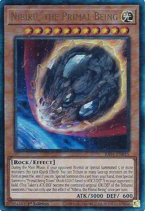 Nibiru, the Primal Being (PUR) (RA01-EN015) - 25th Anniversary Rarity Collection 1st Edition - Premium Yugioh Single from Konami - Just $6.32! Shop now at Game Crave Tournament Store
