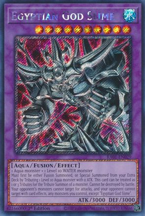 Egyptian God Slime (Platinum Secret Rare) (RA01-EN029) - 25th Anniversary Rarity Collection 1st Edition - Premium Yugioh Single from Konami - Just $1.11! Shop now at Game Crave Tournament Store