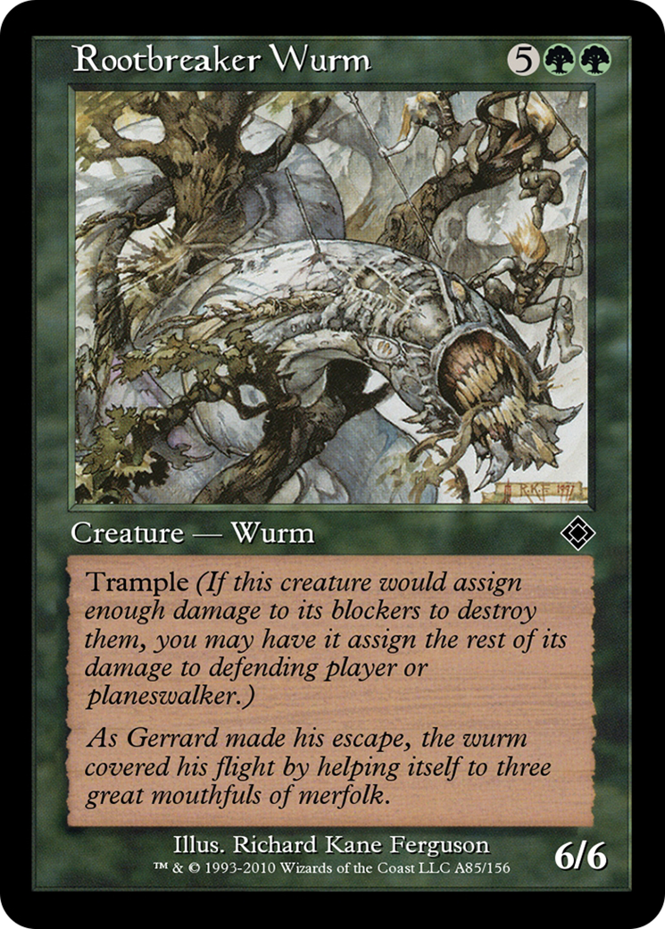 Rootbreaker Wurm (TD0-A85) - Magic Online Theme Decks
